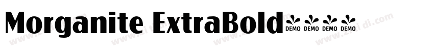 Morganite ExtraBold字体转换